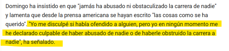 ⛔ BULO de <a href="/IreneMontero/">Irene Montero</a>. "¿Por qué hay quienes necesitan aplaudir con estruendo a un hombre que ha confesado haber abusado sexualmente de varias mujeres?"

❌ FALSO: Plácido Domingo no ha confesado ningún abuso sexual.