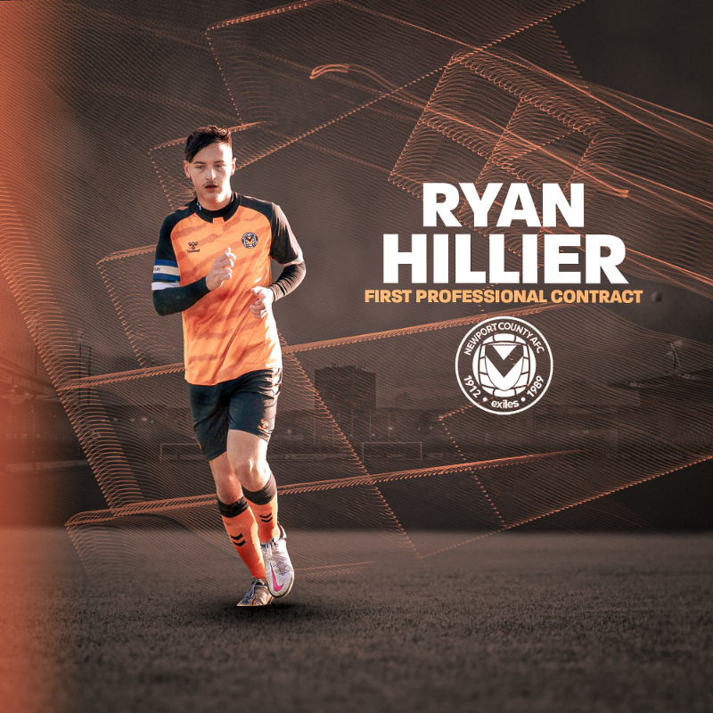 NewportCounty's tweet photo. Three @Youth_County scholars have signed their first professional deals with the Exiles! ✍️

#OneClubOneCounty
