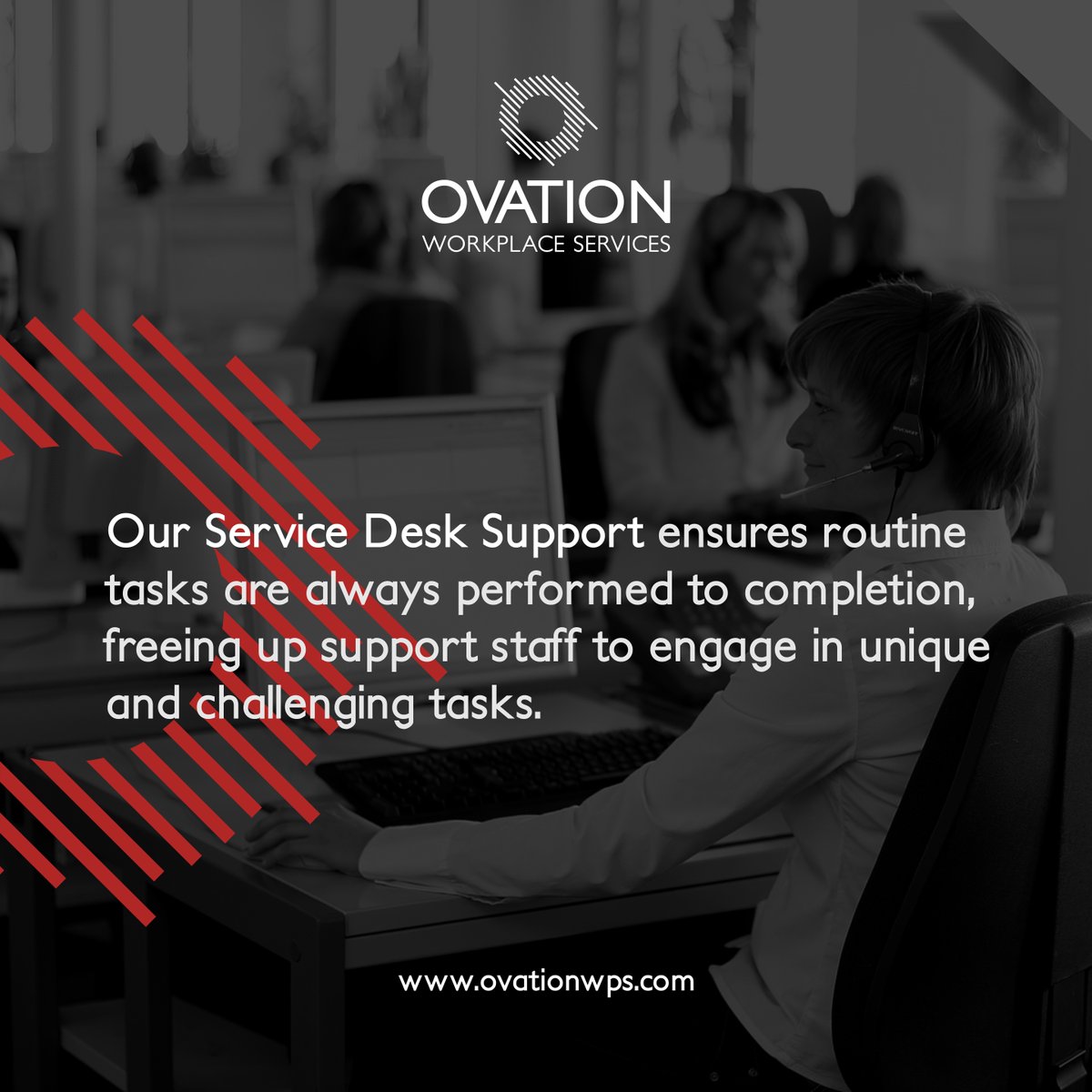 Ovationwps's tweet image. Our Service Desk Support ensures routine tasks are always performed to completion, freeing up support staff to engage in unique and challenging tasks.

Log on to ovationwps.com to know more.

#ovationworkplaceservices #servicedesksupport #itsupportservices #it
