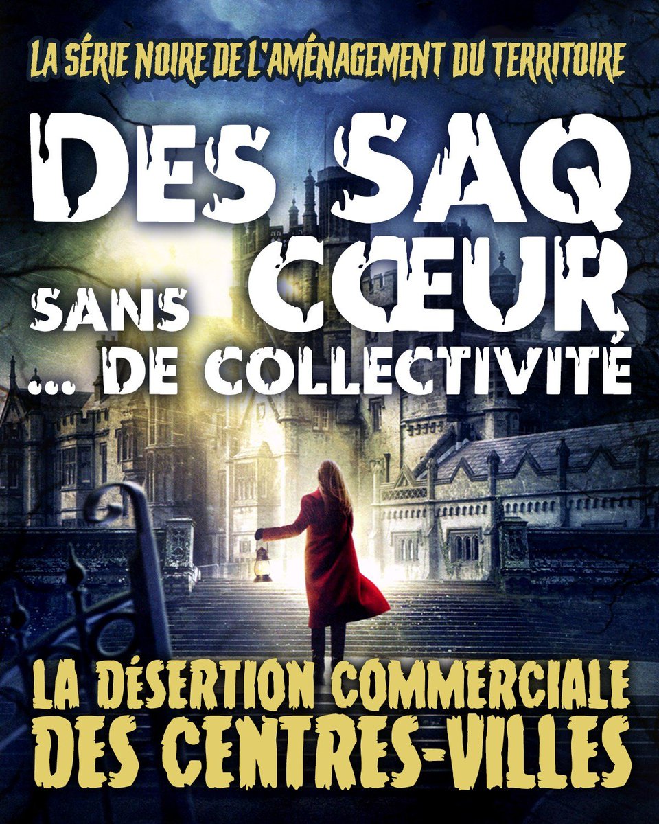 🌒 Des groupes environnementaux dévoilent aujourd'hui la Série noire de l'aménagement, 12 exemples frappants de mauvaises décisions pour nos collectivités: bit.ly/iuhgdt | Au Québec, on en a assez de jouer dans le même mauvais film! #SNUAT #HorreurdAménagement|