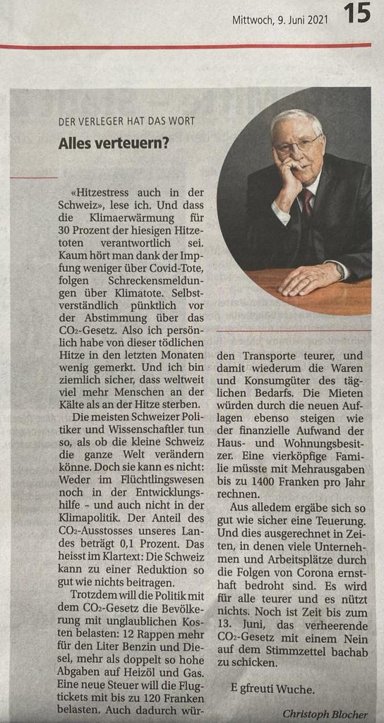Knutti_ETH's tweet photo. Wer erklärt Alt-Bundesrat Blocher dass jede/r allein nur ein Acht-Milliardstel der Weltbevölkerung ist, aber trotzdem eine Verantwortung hat? Und wir auf Grund unserer Technologie, Geld, Bildung eine besondere?

War zu erwarten... Faktencheck hier:  
https://t.co/FhKfvrNxmt https://t.co/GDWlgWGvnJ