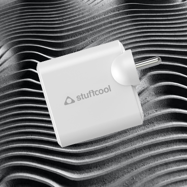 Stuffcool's tweet photo. Get.Set.Power Charge. 
Beating the traditional chargers by both: size and power.
Buy it now at https://t.co/NhZUQ5nMlF
#stuffcool  #techaccessories #stuffcoolchargers #gancharger #smallandfast https://t.co/ZbhFzFwsDQ