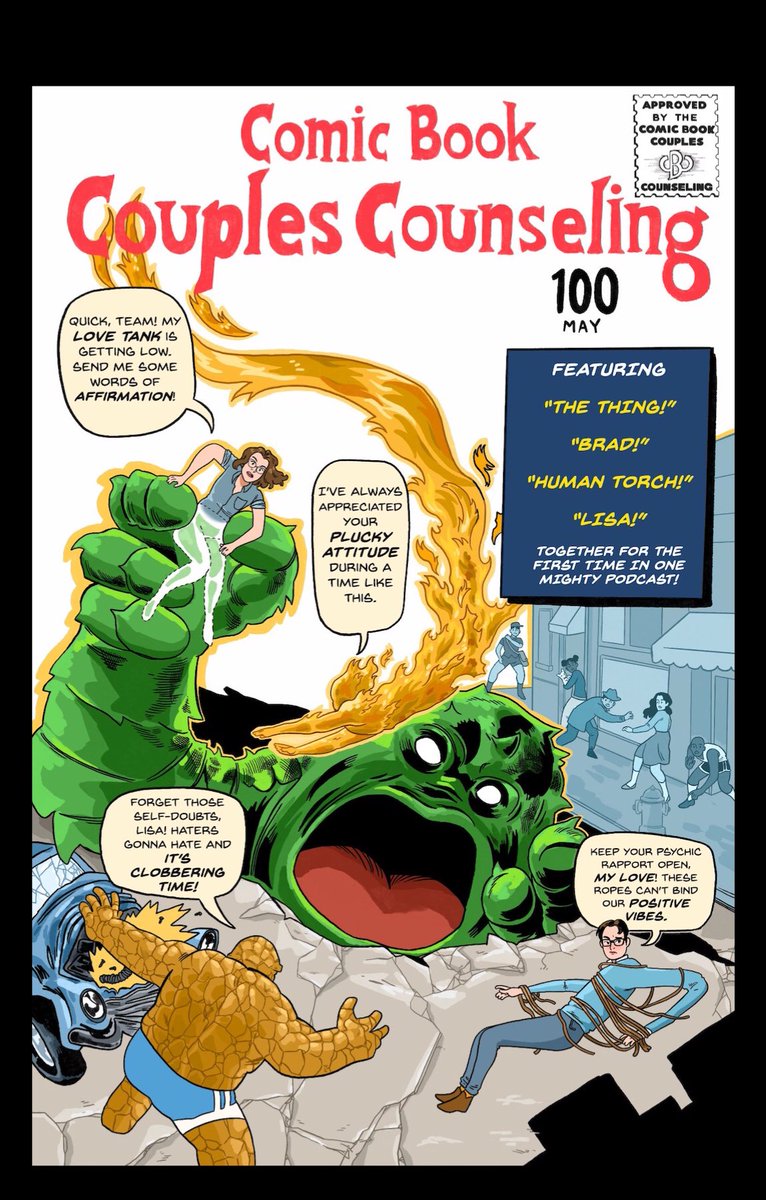 CBCCPodcast's tweet image. 🎉Our 100th Episode🎉

We did it! We made it to 100 Episodes &amp;amp; to celebrate we crack into the FANTASTIC FOUR event that nearly tore Reed &amp;amp; Sue apart - CIVIL WAR!

Also, @joshcornillon provides an astonishing show poster🥰

Listen on your fave app or click the link in the thread👇
