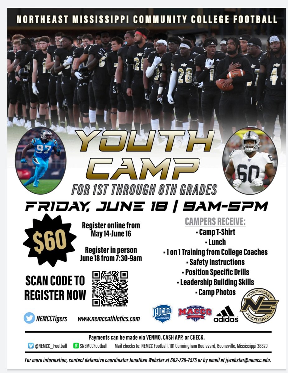 Coach_Webster2's tweet image. Still time to sign up for a great day of youth football! #NETigers