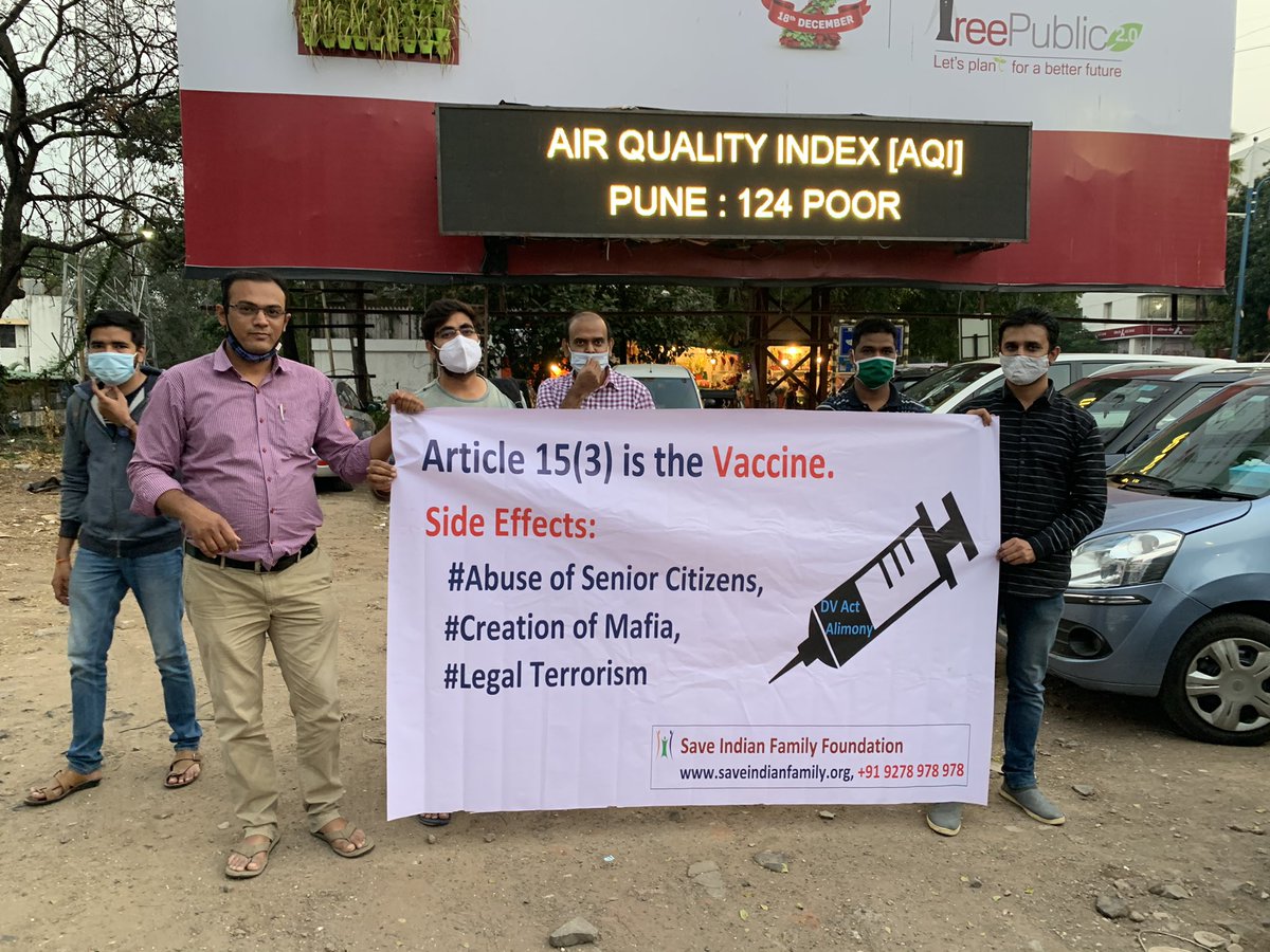 Article 15(3) of Constitution makes men and sr.citizens 2nd class citizens in India.