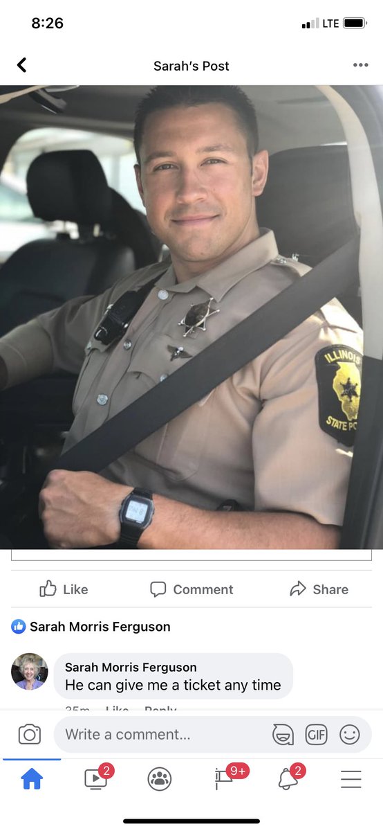 macejo34's tweet photo. Everyone please click on the picture to see Meme’s comment about this state trooper https://t.co/dFGkXuYosN