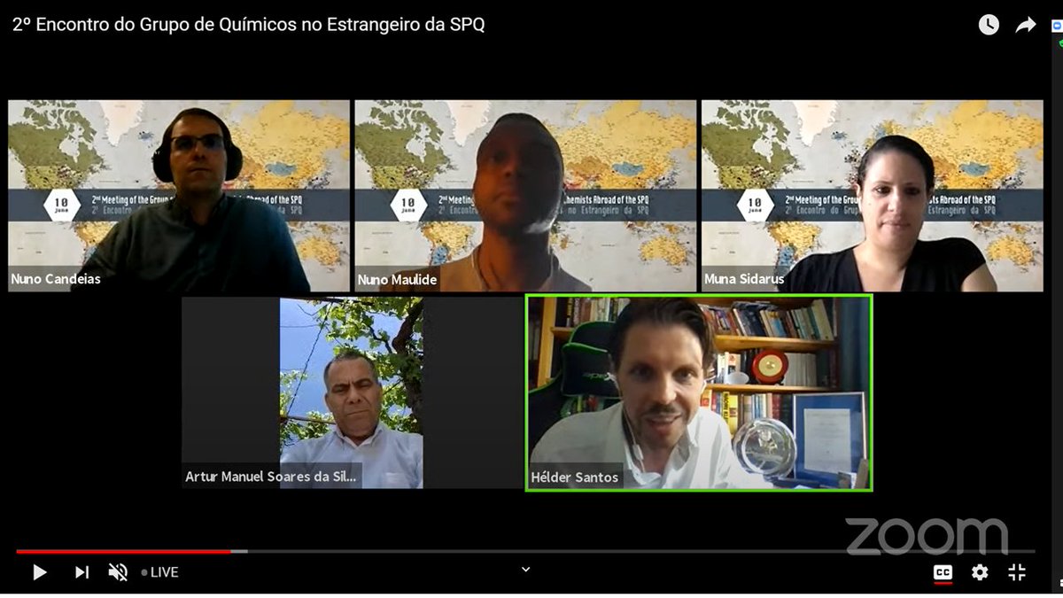 SantosLab_UMCG's tweet photo. Thank you very much @spquimica for the fantastic initiative event in this Dia de Portugal, 10 of June. Congratulations, and thank you for the kind invitation for the Plenary invited webinar and for keeping all the Portuguese Chemists around the world connected in these times. https://t.co/GBH0ePpxcg
