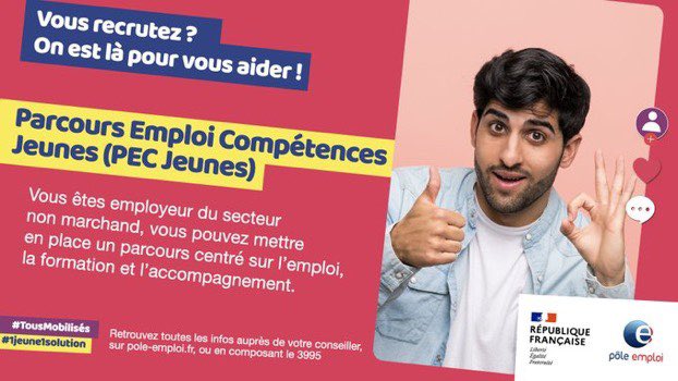 Sylvestre_Math's tweet photo. #1jeune1solution
🎥 Pôle emploi Tournon en LIVE avec les associations pour présenter les Parcours Emploi Compétences.
🚀Accueillir un jeune ou un résident de QPV/ZRR c'est lui permettre de suivre un parcours vers l'emploi en bénéficiant d'une aide financière.
📞 employeurs 3995 https://t.co/zJ6pG9SOXl
