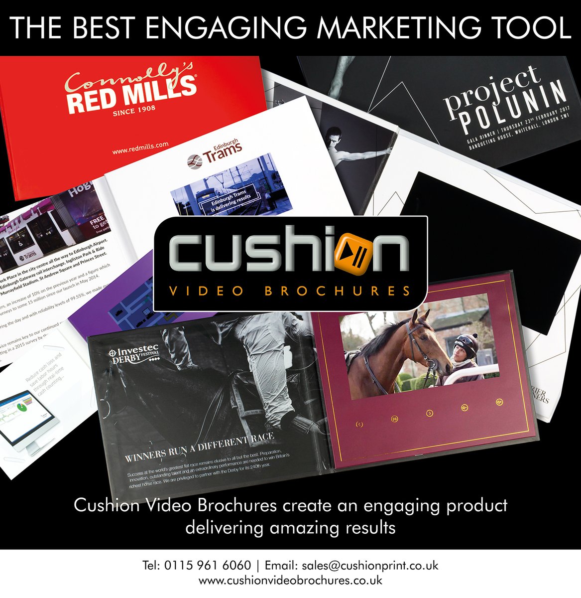 CushVidBroch's tweet photo. We produce high quality video brochures exciting your clients and feeling loved as the recipient; we have a friendly specialist team to help you achieve this. Ring us on 0115 961 6060 #videobrochure #videobooks #tvinacard #hdscreen #print https://t.co/SDP1T25bha