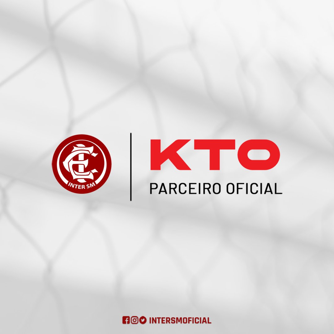 ⚪️🔴💰 Nesta quinta-feira (10), o Inter SM anunciou, nas suas mídias oficiais, um novo patrocinador. Trata-se da KTO, site de apostas esportivas, que tem investido em vários clubes do sul do Brasil.