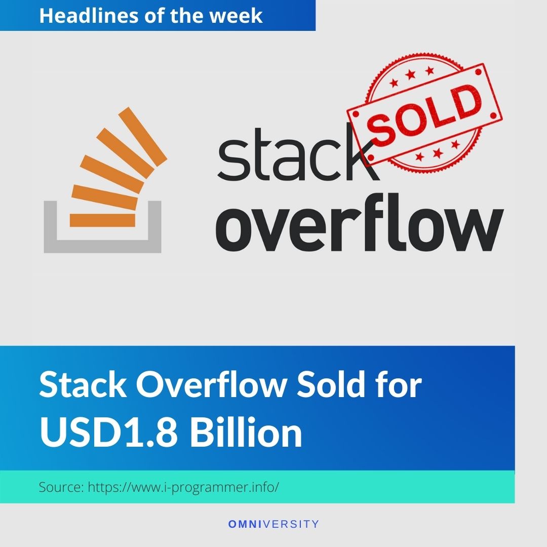 TheOmniversity's tweet image. ⚠NEWS IN TECHNOLOGY⚠
Prosus, one of the world's leading technology investors, announced the acquisition of Stack Overflow for USD 1.8 billion. This is "very fantastic news," according to Stack Overflow CEO Prashanth Chandrasekar.
#stackoverflow #stackoverflowinfo #codingdoubt