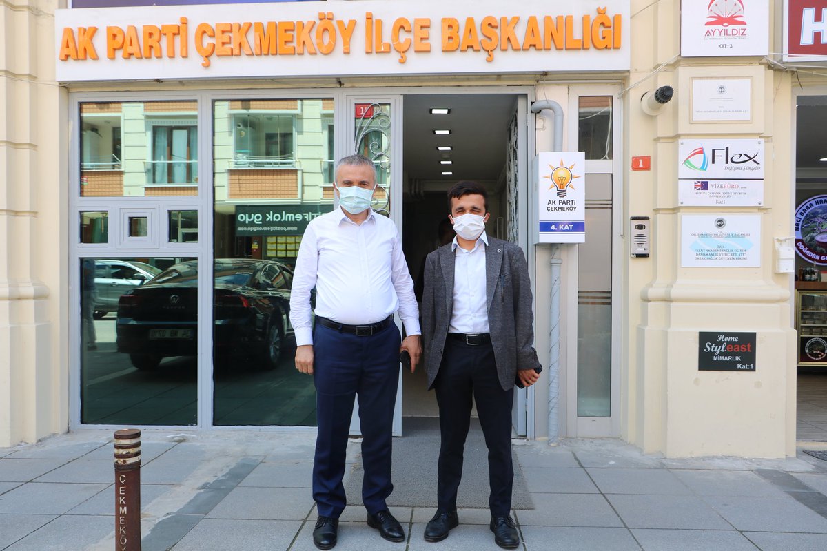 Kardeşim Olcay Doğan, İlçe Başkanlığımızda misafirim.