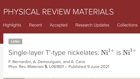 Andres CANO (@andrescanov) on Twitter photo Ni1+ is Cu2+ or not? Well, Ni1+ is Ni1+ <a href="/PhysRevMater/">Physical Review Materials</a> doi.org/10.1103/PhysRe… Ni1+ is Cu2+ or not? Well, Ni1+ is Ni1+ <a href="/PhysRevMater/">Physical Review Materials</a> doi.org/10.1103/PhysRe…