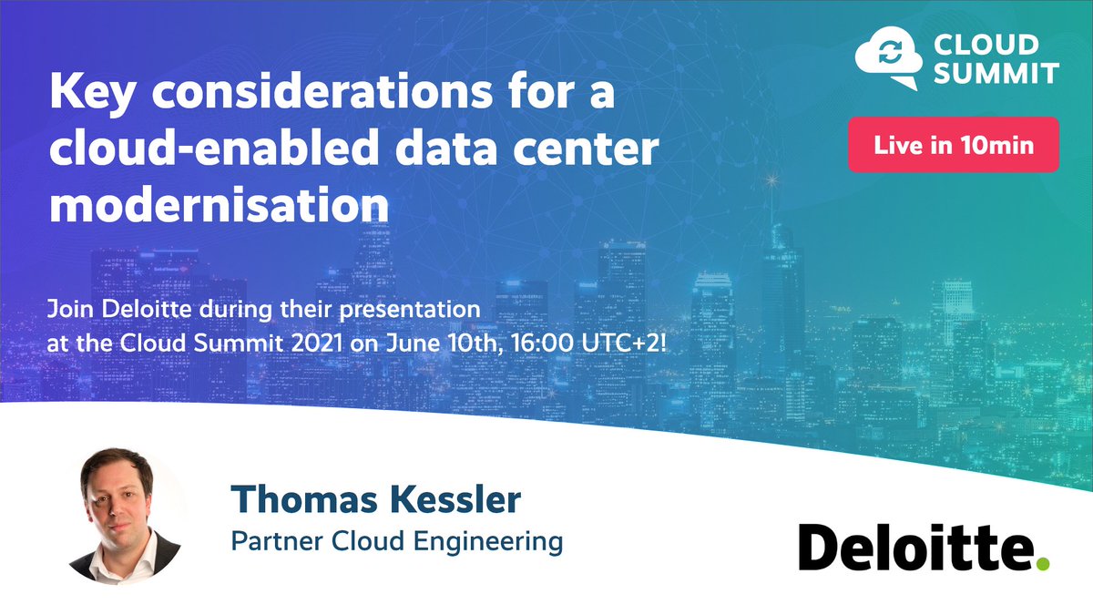 The speaker session of Thomas Kessler starts in 10 minutes!

👉 Join us: insightz.io/content/103/Cl…