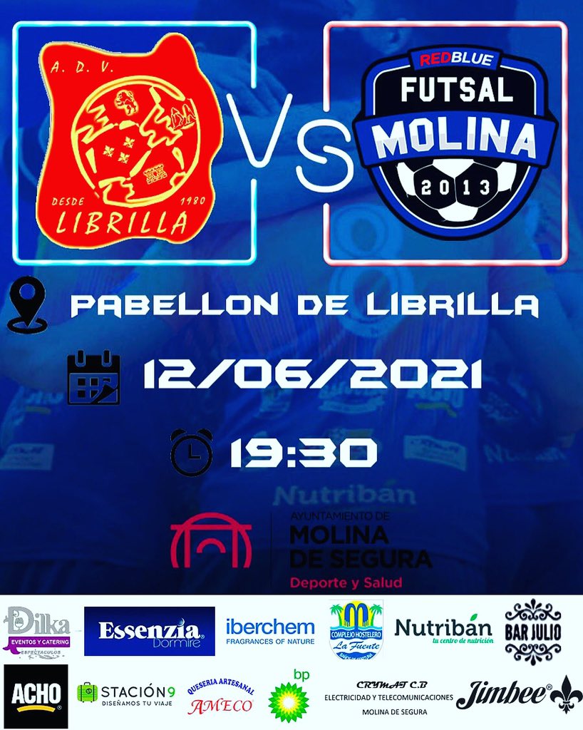 MolinenseFutsal's tweet photo. ¡Último partido de liga regular!, ya llegó el día, último partido de liga antes del play off por el ascenso a 2 B, ultimo test. https://t.co/hTw5kNOyq2