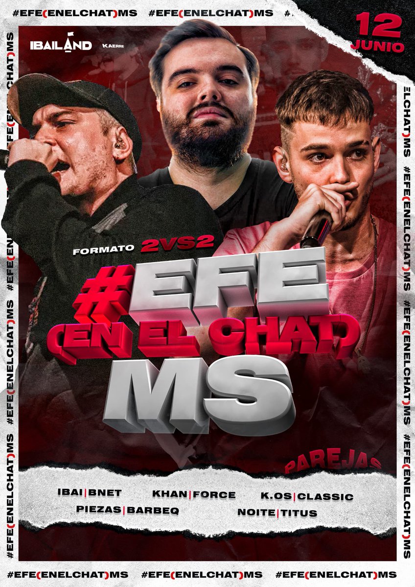 Este sábado a las 20:00 nos hemos montado en la discoteca de nuestra casa unas batallas de risas 2vs2 

Yo voy con Bnet. ¿Quiénes son Messi y Cristiano? no me suenan 

Con DJ, jueces y toda la movida. Se prende el sábado en Twitch.