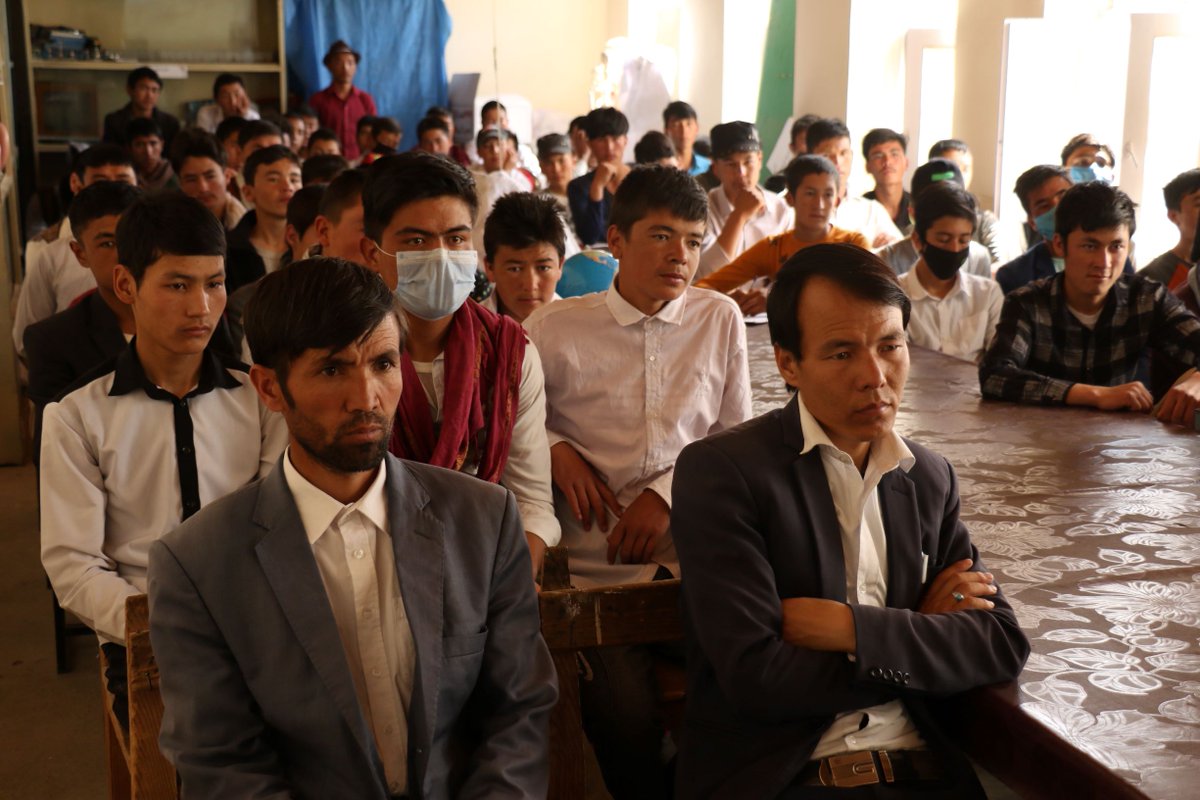 NMA2021's tweet photo. The Mobile Museum educational program implemented in Karte Solh boys high school in Bamiyan province https://t.co/Rn7L7YamTd