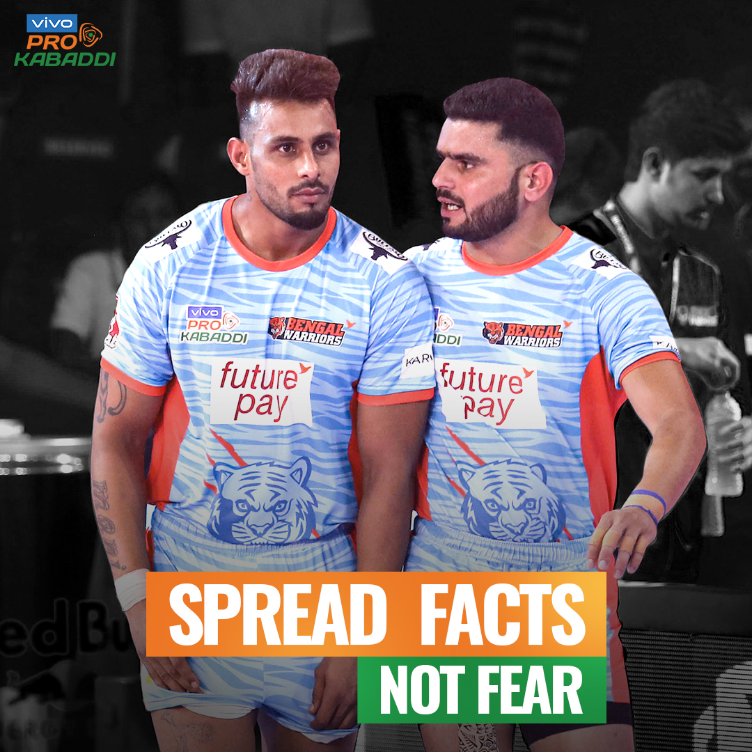 ProKabaddi's tweet photo. Time to 'Block' all the negative noise 💯 https://t.co/zN2FQxs5aH