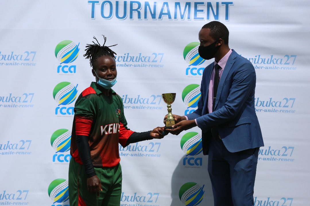 KENYA DEFEAT RWANDA BY 25 RUNS IN DRESS REHEARSAL OF TOMORROW AFTERNOON’S SEMIFINAL OF KWIBUKA WOMEN’S T20 #KwibukaT20 #iccafrica