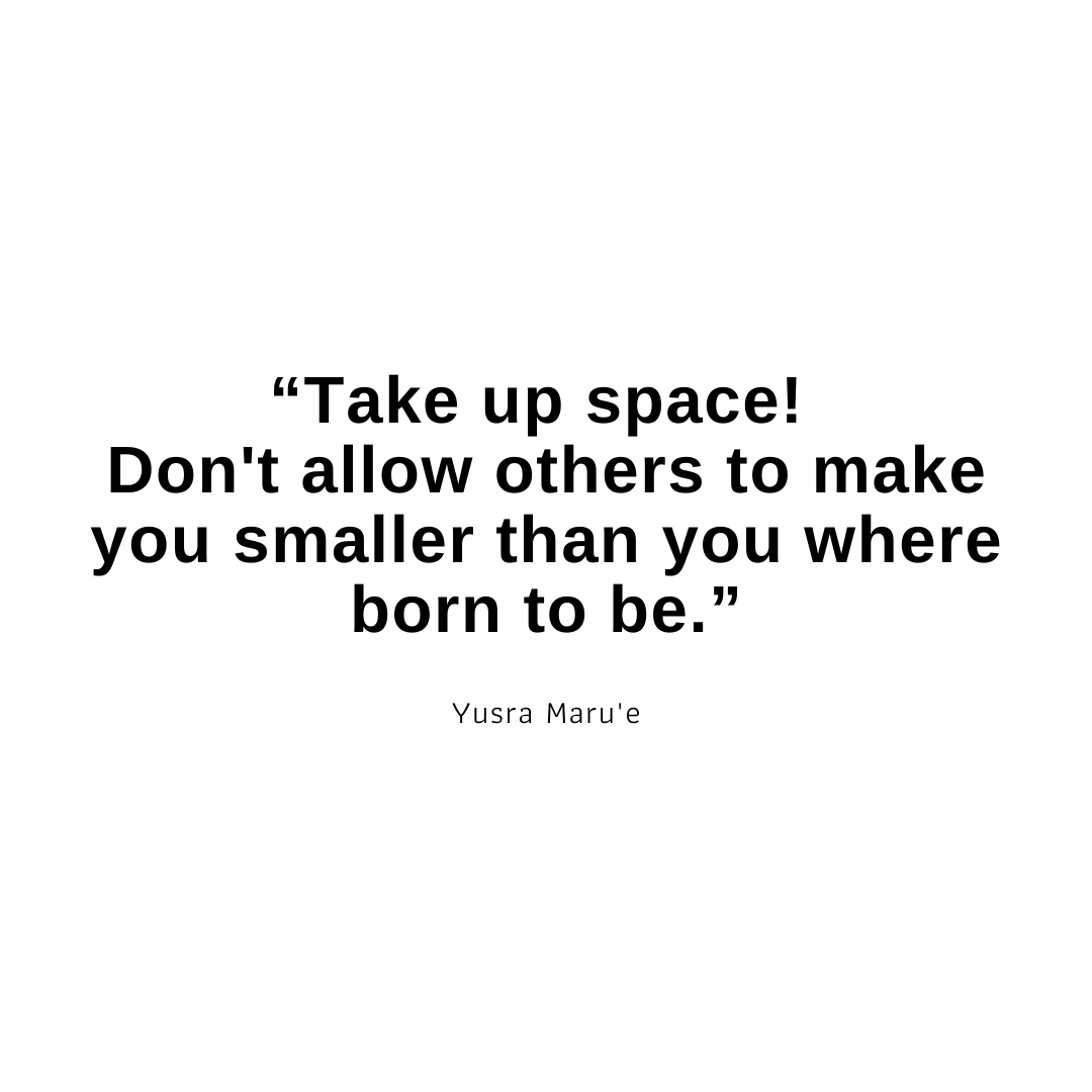 YusraPilates's tweet photo. Allow yourself to show up each day as you. Know you can be ambitious, you can dream big, you can use your voice, loudly and unfiltered. Allow yourself to lean in, be mindful about it, do it consciously. Take up space in the world. https://t.co/lK844HiRMD