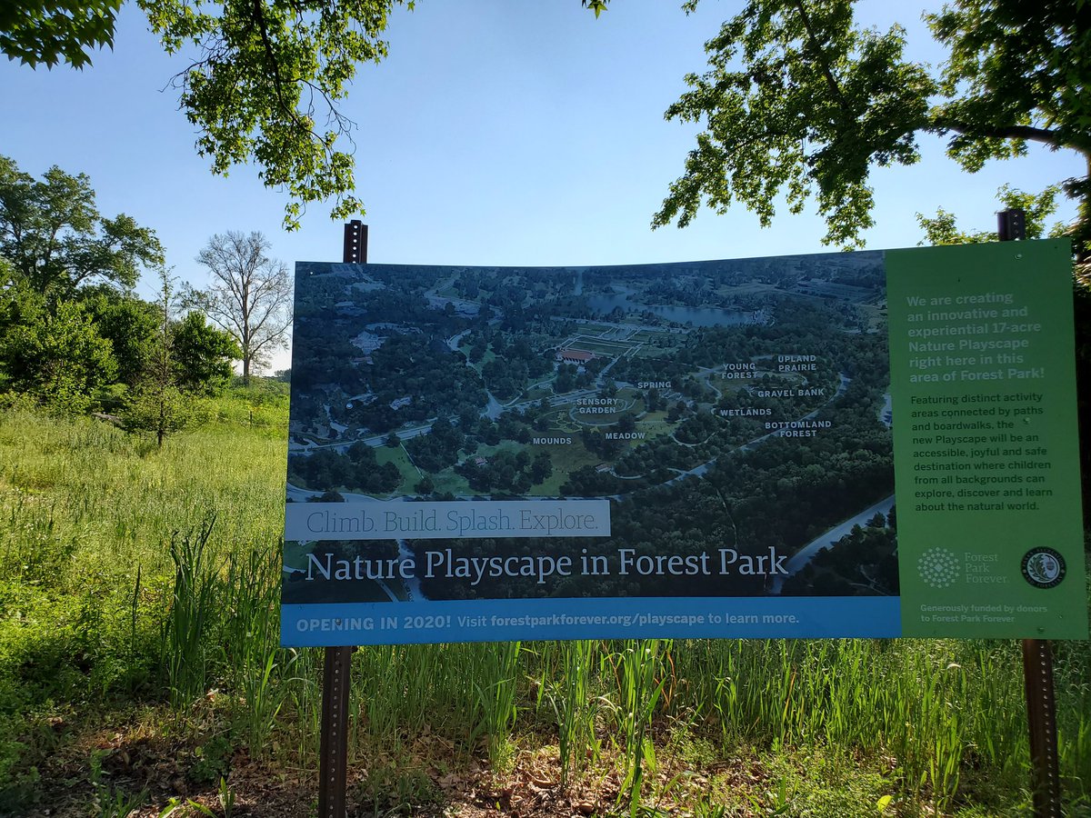 BaboonGal's tweet photo. @LECBiodiversity Diorama of a greener future...the Forest Park Playscape is open full of mini representations of different habitats #LECBioHunt #Team1ForNow https://t.co/yTyW3V9Xbj