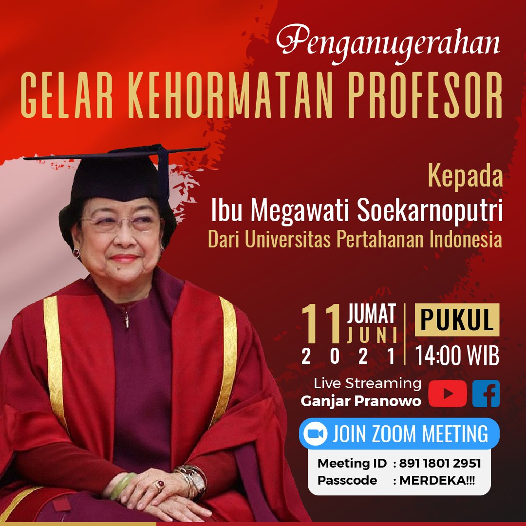 Bukan hanya biologis, beliau juga anak ideologis Bung Karno. Ketua partai sekaligus presiden wanita pertama Republik ini. Begitu banyak sejarah yg beliau lahirkan. Dan penganugerahan gelar kehormatan profesor sangat layak disematkan kepada beliau.