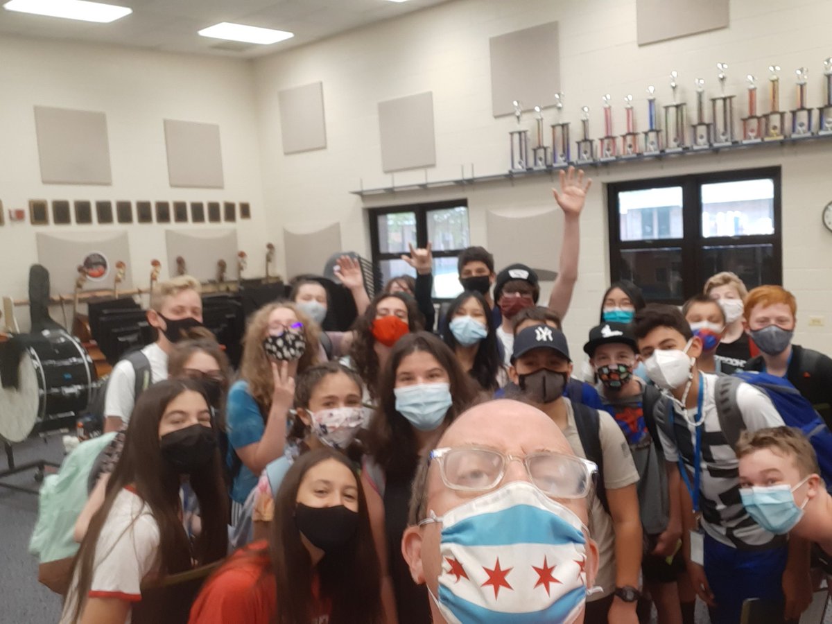 So excited to work with this great bunch of young musicians...2021-22 Symphonic band....let's DO this!