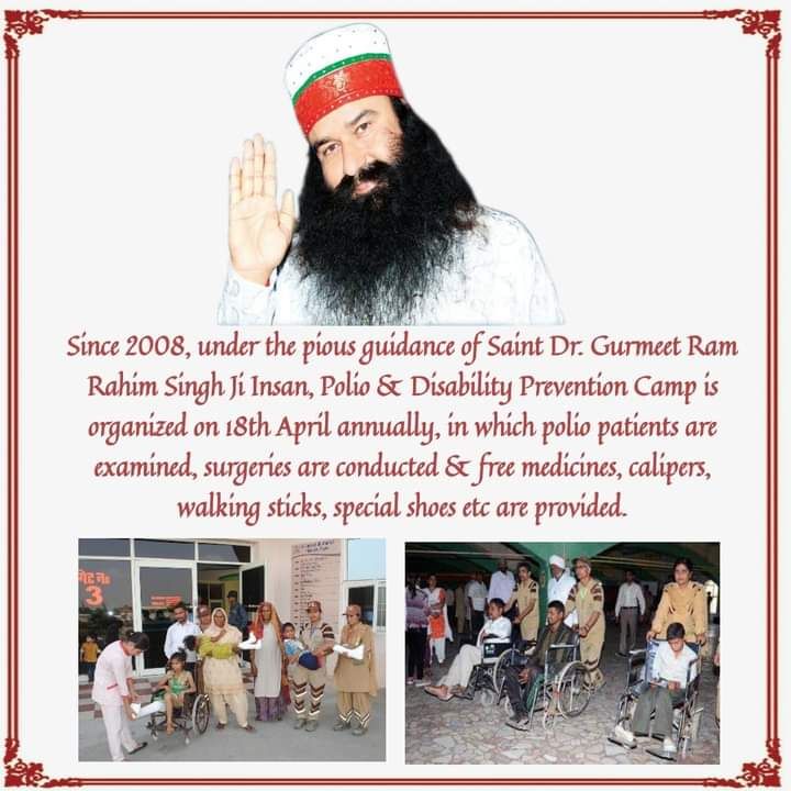 DSS volunteers are helping the differenlly abled persons by giving them wheel chairs & tricycle under the #CompanionIndeed initiative. 
#TrueCompanion
#DeraSachaSauda