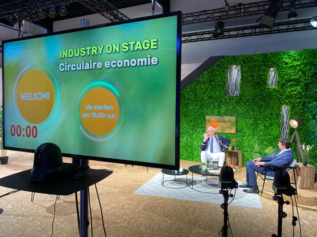 kvkaw's tweet image. Industry on Stage brengt 10 captains of industry samen. Circulaire economie staat vandaag centraal en het verschil wordt gemaakt door #collaboration, #innovation, #digitalisation en #mobilisation. #IOS2021 #kvkaw #industry