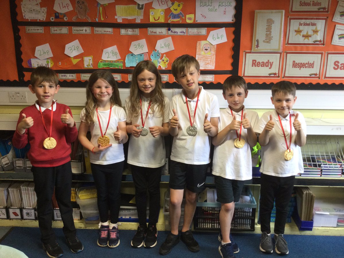 FTaylor_Bankier's tweet photo. TeamTaylor Olympians proudly wearing their medals 🏅. Join us on Twitter tomorrow for our awards ceremony 🌟🌟🌟#BankierOlympics https://t.co/C7dHjXPMOi
