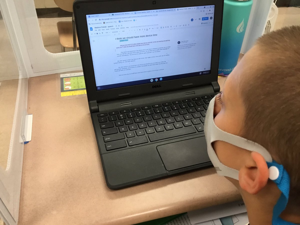 We are using the comments feature in Google Docs to help our peers revise and edit their speeches. Next up, we will practice our speeches and deliver them to the class! <a href="/FlemRarSchools/">FlemRarSchools</a> <a href="/CopperHillES/">Copper Hill</a>