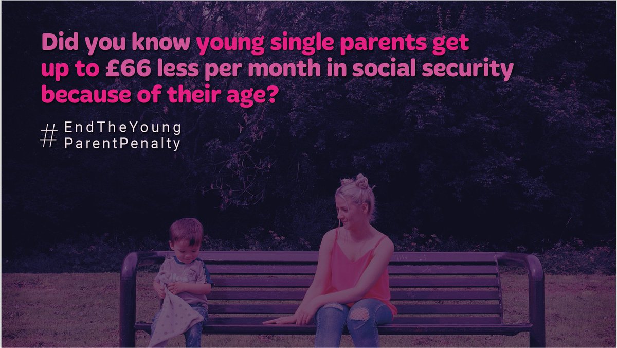 EngenderScot's tweet photo. Single parents under 25, most of whom are women, are struggling to make ends meet for their families because the DWP stopped classing them adults. 
We're proud to have signed this letter urging @theresecoffey to #EndtheYoungParentPenalty. Find out more: https://t.co/0D4BdrwgGY https://t.co/Ewq0LvXIQb