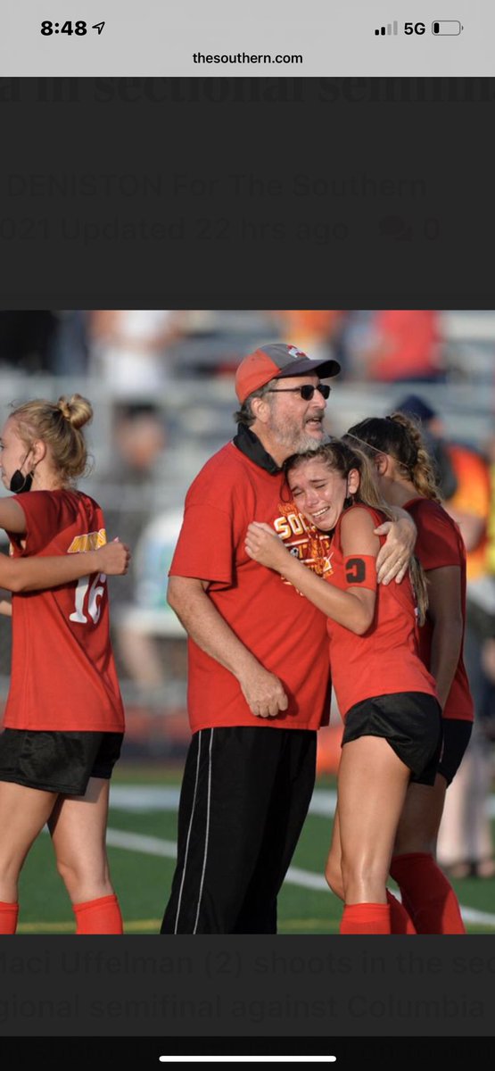 kris_uffelman's tweet photo. It’s been a crazy week but Tuesday night concluded my #2’s high school soccer career.... it was an evening full of tears and ugly crying (by us moms). I’m gonna miss this.... 🥲 (until Brescia University in August) 😁 https://t.co/Gfh48CjKMR