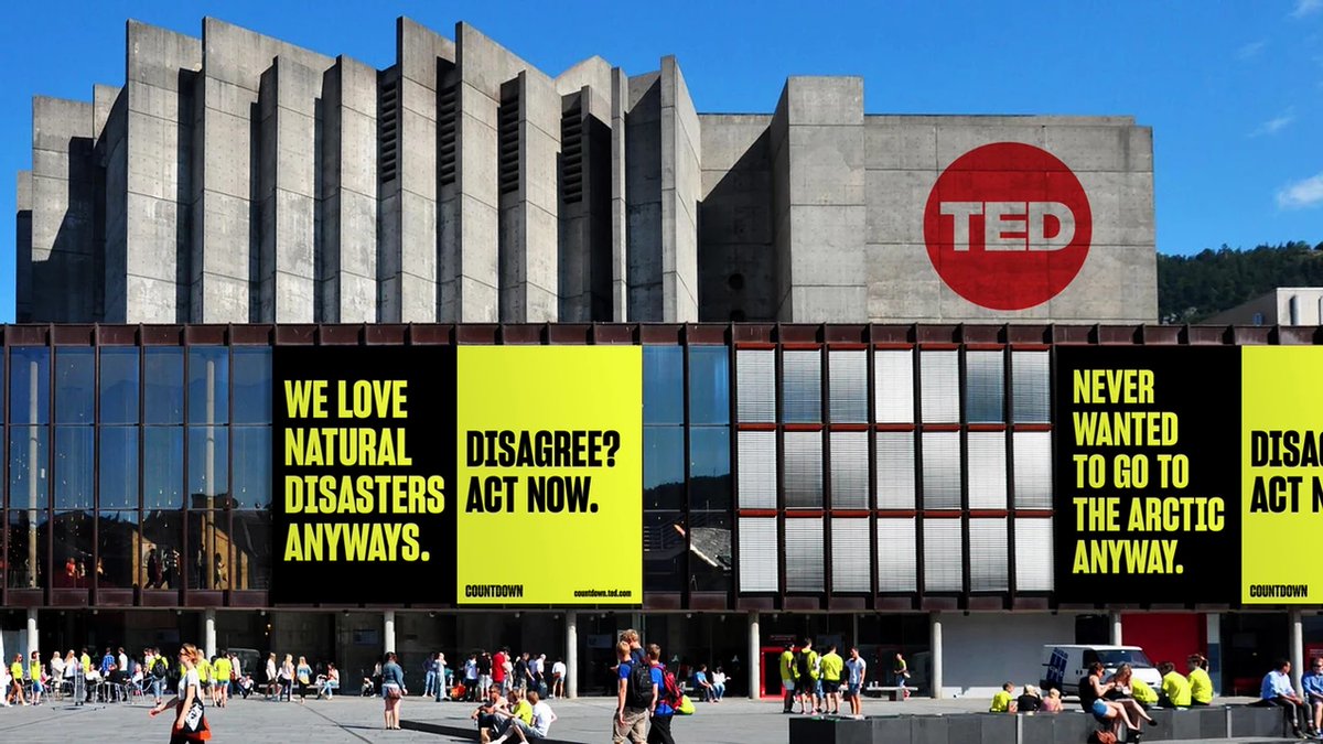 The &Walsh team, with creative direction by @jessicawalsh, has created the branding for the initiative that you can't ignore. Developed for this year’s Countdown event in October, TED speakers will outline their vision of a net-zero future. l8r.it/a8Fd