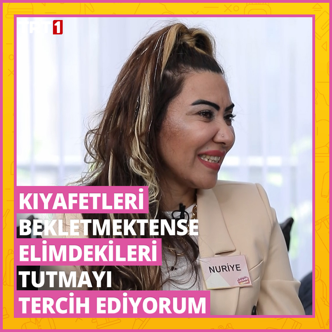“Kıyafetleri bekletmektense, elimdekileri tutmayı tercih ediyorum.”
<a href="/trt1/">TRT 1</a> #FazlasıZarar 🛍