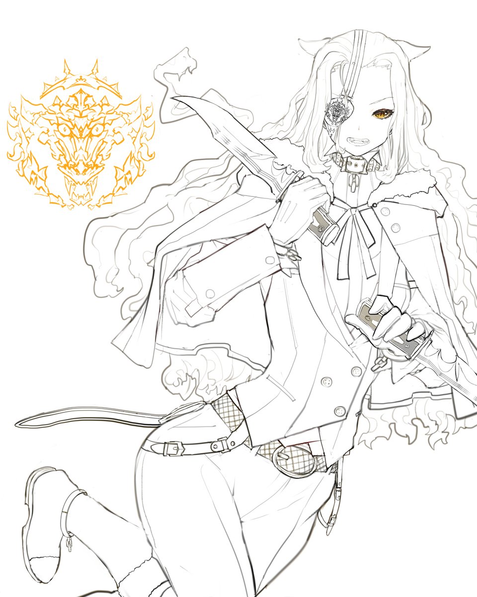 カズナリ 絵のお仕事募集中 S Tweet 今回は線画で描いていたので折角なので線画状態を 目だけはレイヤーで分けて厚塗り形式で描いています 三枚目は中間の線を別レイヤーで分けていて線を追加 削除しやすい様にしています Trendsmap