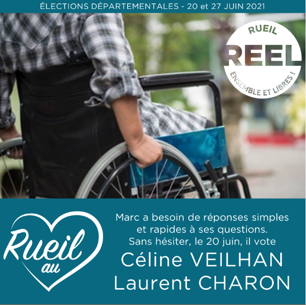 Reel_Rueil's tweet photo. "Réduire l’isolement des plus fragiles" 
Nous proposerons des actions de lutte contre l’exclusion, en faveur des personnes isolées et en situation de handicap, et pour la protection du droit à la différence.
#rueilmalmaison #HautsdeSeine #ReelRueil #départementales2021 https://t.co/mCitoP9wqw