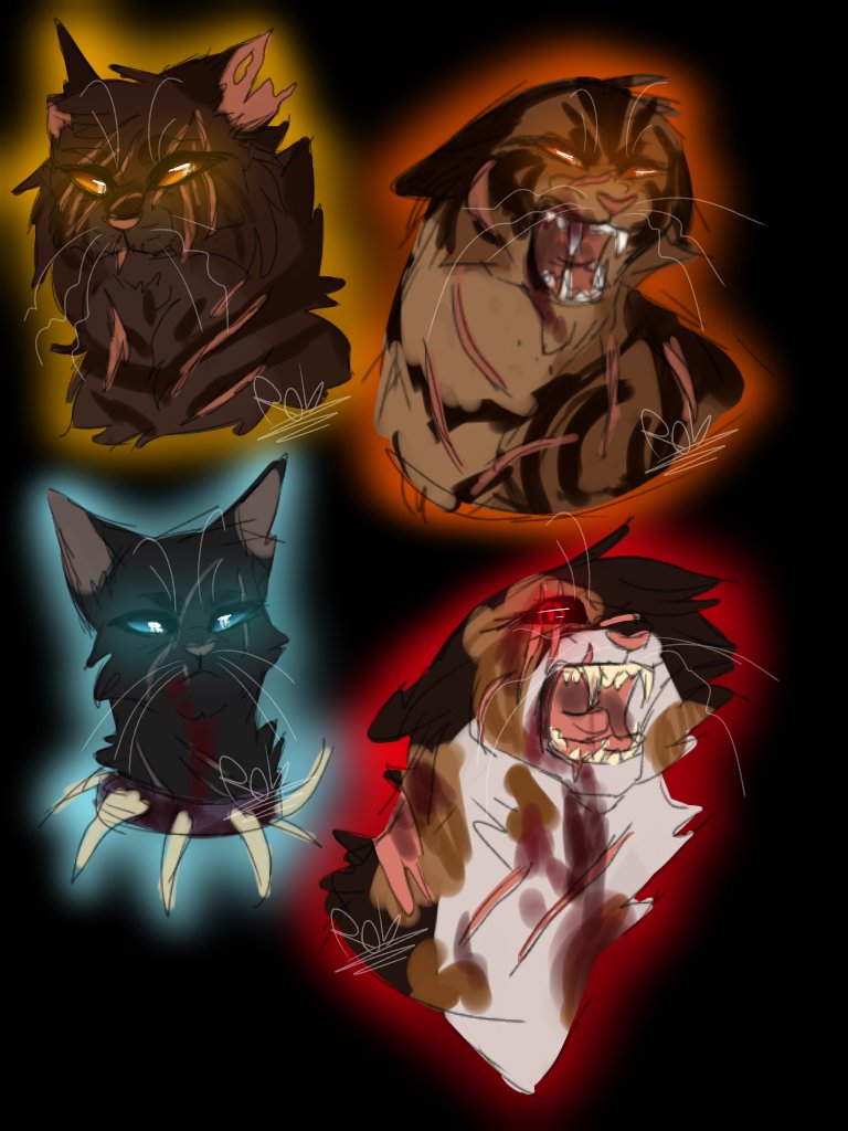 Warrior Cats Villain Scourge | Sticker