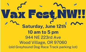 Vax Fest NW! Native and Latinx communities are hosting a festival this Saturday in Wood Village with shots for BIPOC 12+. Vaccinations, food, live music, gift cards, and free transportation. Register at the link.
signupgenius.com/go/10c0c4fa9ae…