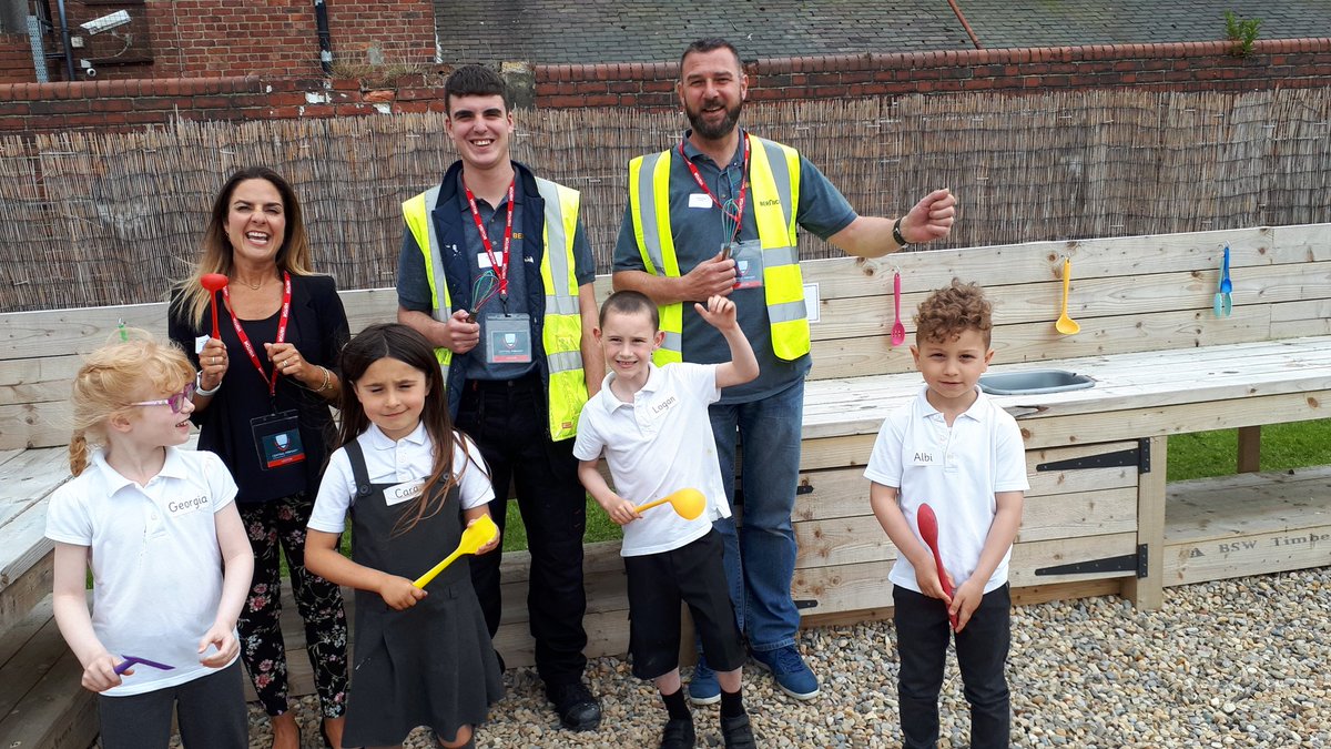 Dinosaurs, lions, rhinos, a fire pit and mud kitchen.
Our trades apprentices and repairs and maintenance team delighted to be part of the construction team creating an enchanted garden newly opened for pupils at Ashington Central Primary School. <a href="/ALP_Trust/">Ashington Learning Partnership</a> 🦁🦕🦖
