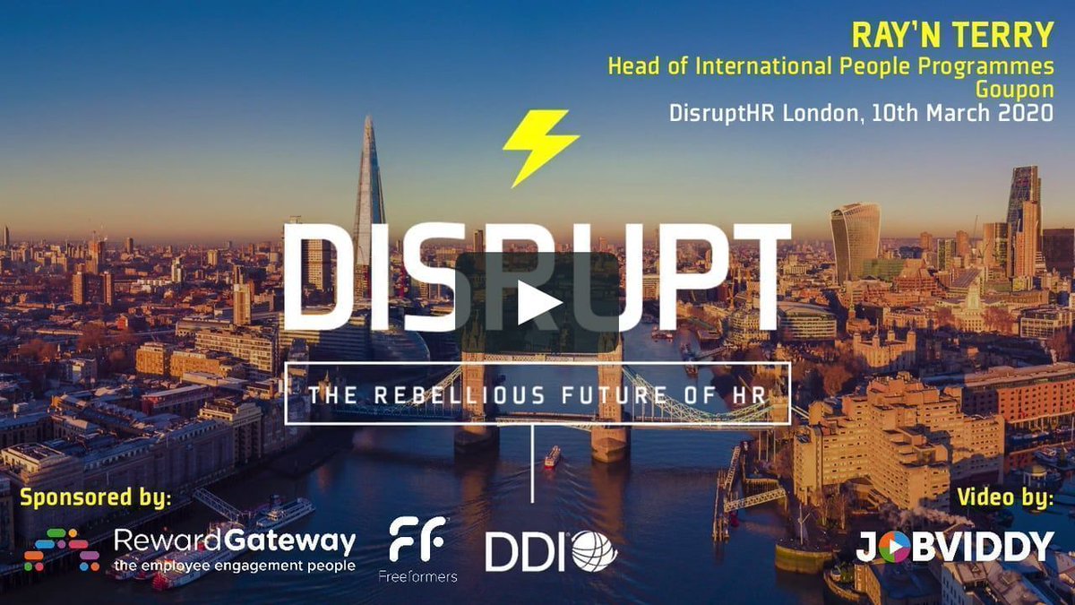 Watch Ray'n Terry <a href="/Groupon_UK/">Groupon UK</a> in action 💃 at #DisrupthrLon #16 
"The Positivity Goldfish" 🐡

Watch it here👉bit.ly/3fWCkst

#HR #Humanresources #DisruptHR #London