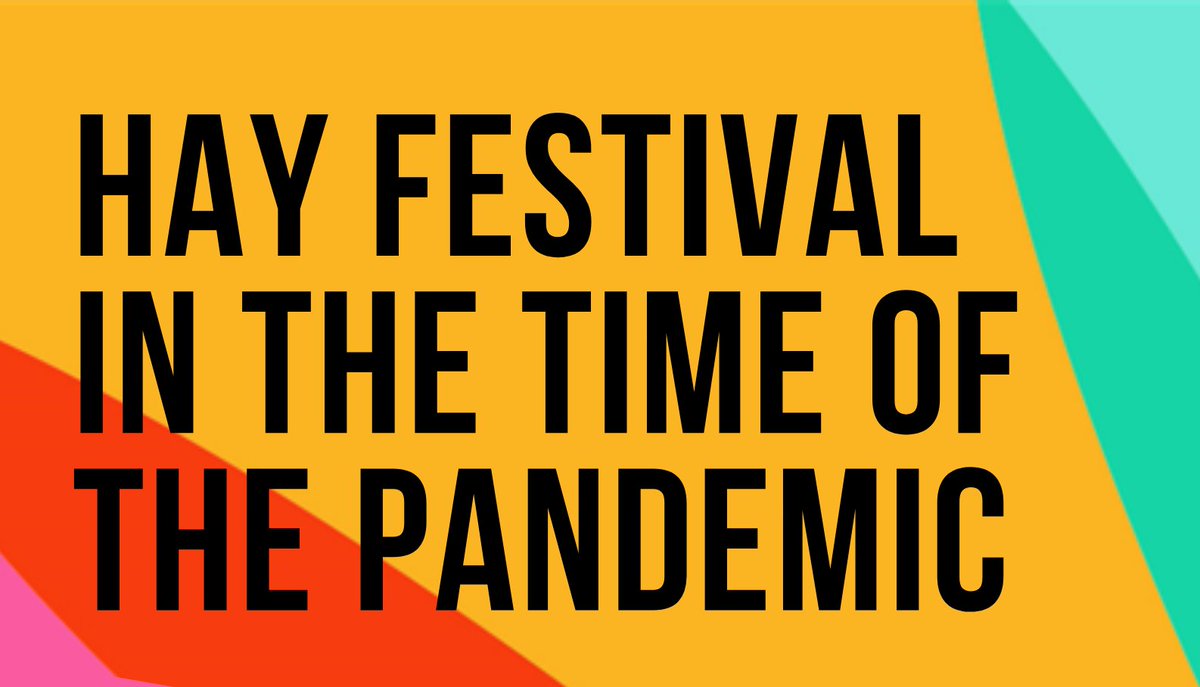 Next Wednesday 16th June at 4pm, we are speaking to @hayfestival's Digital Director Adrian Lambert about organising the festival during the pandemic and their 2021 digital edition🎪 More info & Zoom link can be found here: bit.ly/355LU86 All welcome!