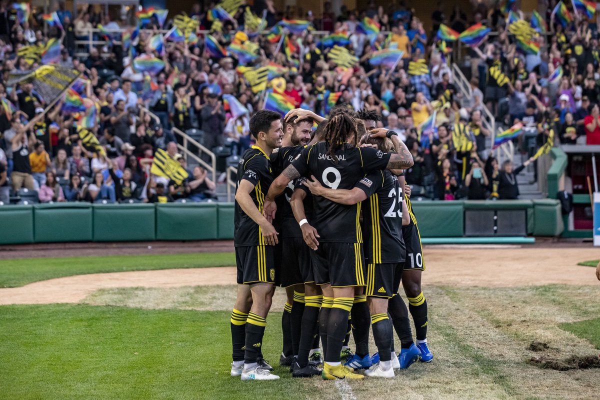 NewMexicoUTD's tweet photo. #TBT to 2019 Pride on the Pitch! This Saturday we create more amazing memories with this stellar community! 🏳️‍🌈

Get your tix to Saturday’s Pride on the Pitch here: https://t.co/xj8WPezADv…

#somosunidos #nmunited #pride https://t.co/LAvcY2ePvO