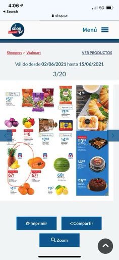 agarciapadilla's tweet photo. Me informan que Walmart y Amigo vendiendo piñas importadas como si fueran frescas. Se les avisó y decidieron dejar el anuncio.  Es una falta de respeto al consumidor y un abuso contra los agricultores que se fajan (con “J”)  a diario para echar adelante sus familias y el país. https://t.co/63r1oMsV7r
