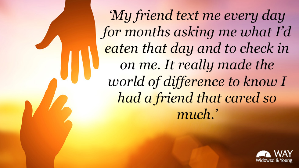 WidowedAndYoung's tweet image. Ahead of  #LonelinessAwarenessWeek Wayers share some of the kindest things friends have done for them in grief 💙 keeping in touch &amp;amp; including us in invites (for more than after the funeral &amp;amp; first few months, when most support sadly fades) is so kind to help a grieving friend💙