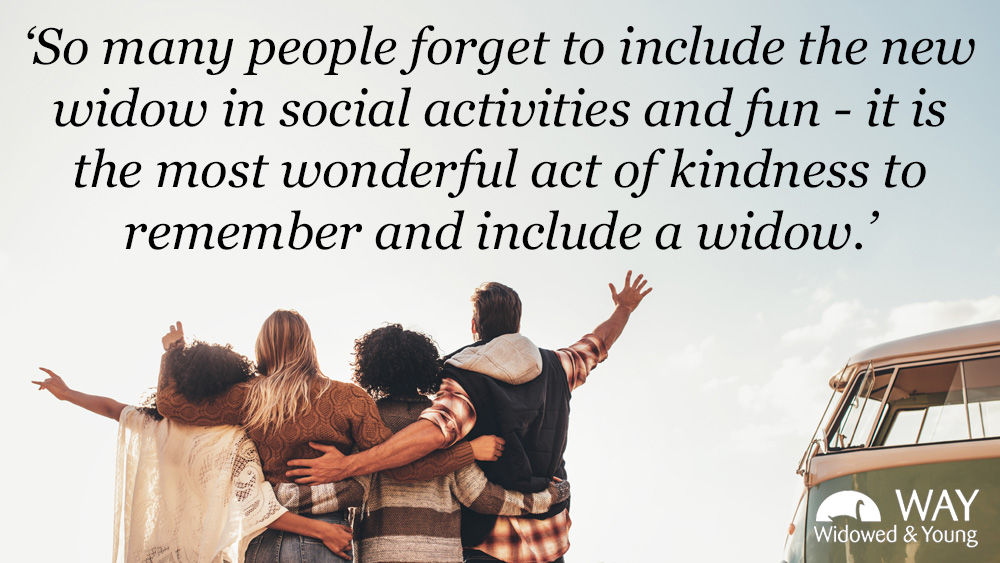 WidowedAndYoung's tweet image. Ahead of  #LonelinessAwarenessWeek Wayers share some of the kindest things friends have done for them in grief 💙 keeping in touch &amp;amp; including us in invites (for more than after the funeral &amp;amp; first few months, when most support sadly fades) is so kind to help a grieving friend💙