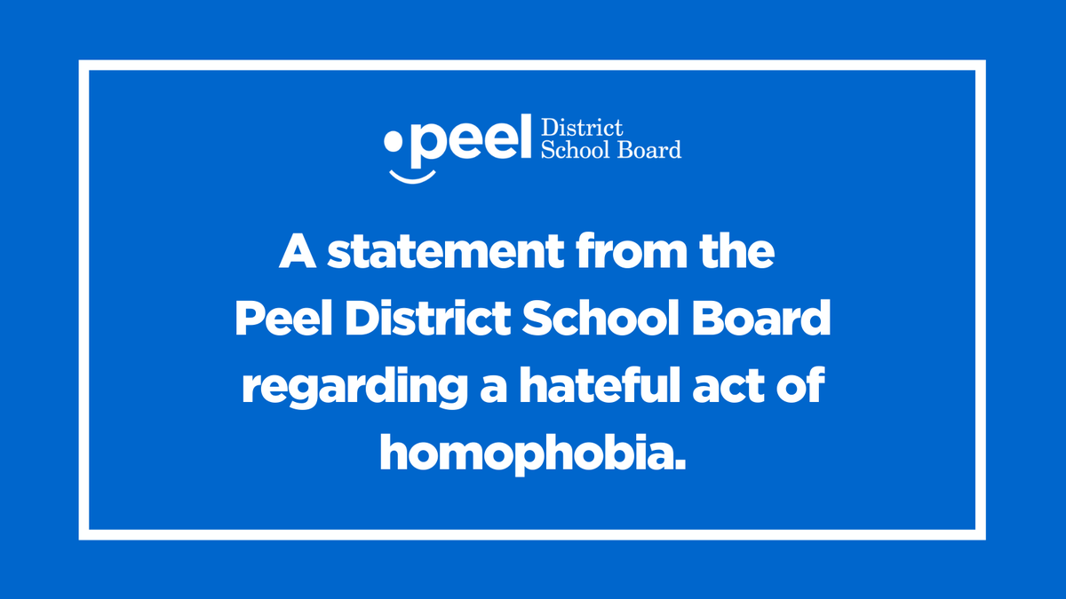 Peel District School Board tweet media