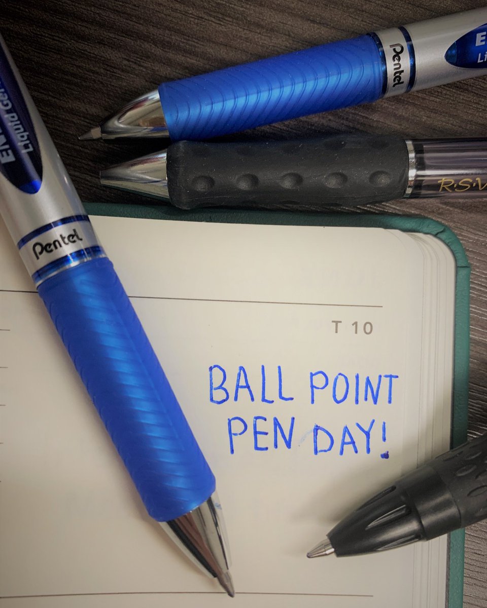 AzorTheFrog's tweet photo. Happy National Ballpoint Pen Day! 
○
○
#AZOR #TeamAZOR #BallpointPenDay #BallpointPen #OfficeSupplies #GetitFromtheFrog https://t.co/yABr6sug1G