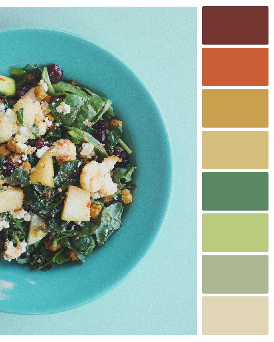 The sumac salad: a color study 🎨