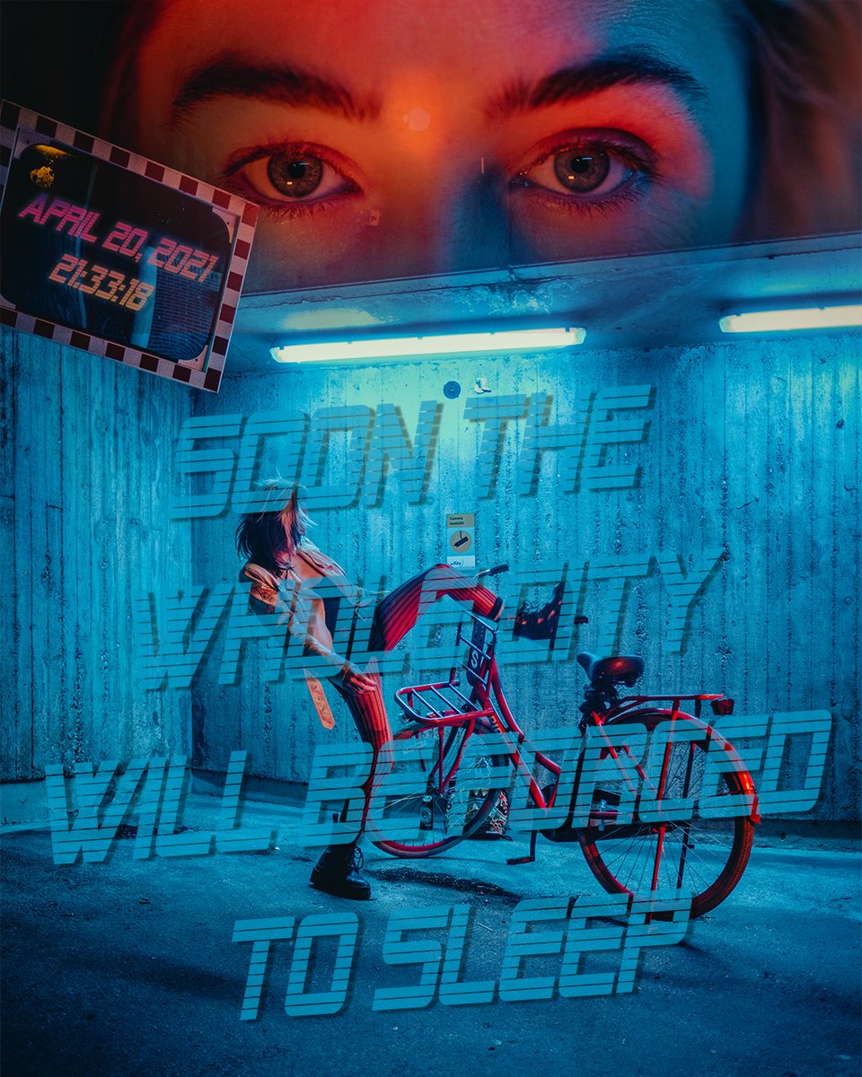 danikswan's tweet photo. #Photography #nftart #NFT #NFTCommunity #NFTs #nftcollector #NFTGATE #VisualAr
April 20, 2021. Local time 21:30, curfew starts at 22:00
"Soon the whole city will be forced to sleep"
It's dark outside, the last drivers rush home, fast flying headlights illuminate her https://t.co/EC9L6DQuDR